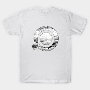 Clouds - Futuristic Design T-Shirt